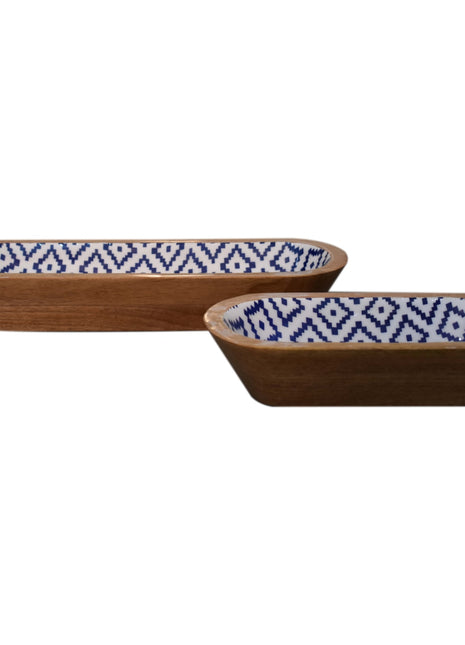 Aztec Oblong Bowl Set of 2
