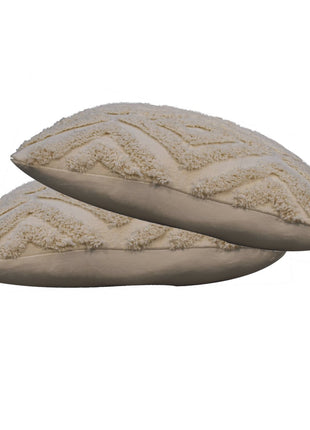 Cream Mini Diamond Cushion Set of 2