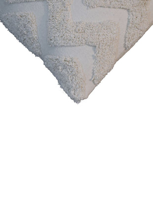 Cream Zig-zag Cushion Set of 2
