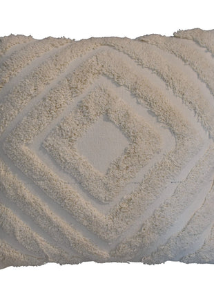 Cream Diamond Cushion Set of 2
