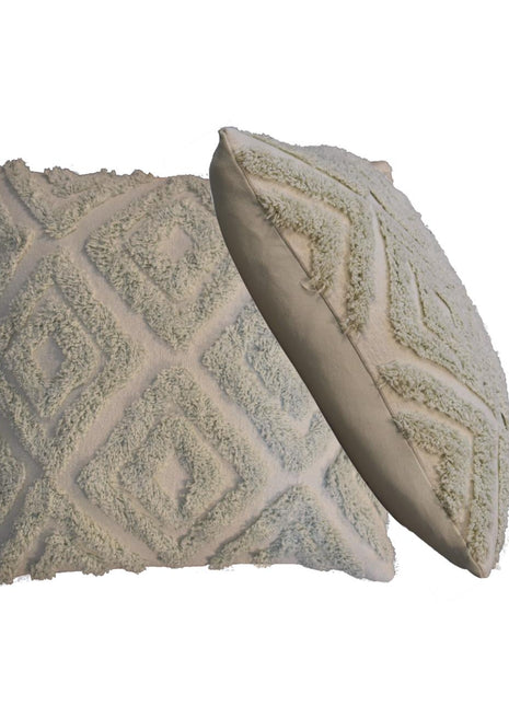 Sage Green Mini Tassle Cushion Set