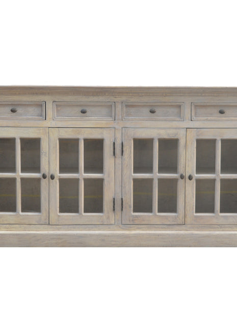 Large Stone Wash Glazed Sideboard
