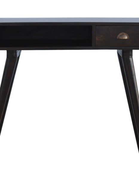 Walnut Open Shelf Writing Desk
