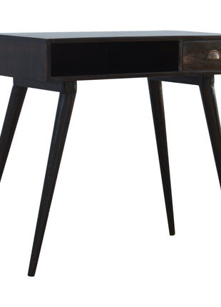 Walnut Open Shelf Writing Desk