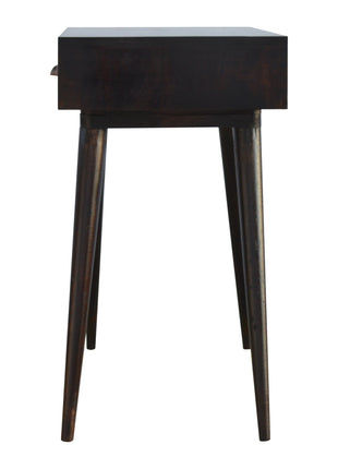 Walnut Open Shelf Writing Desk