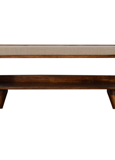 Mud Linen Nordic Storage Bench