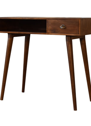 Chestnut Open Slot Writing Desk