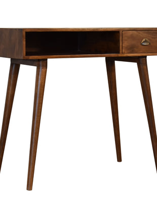 Chestnut Open Slot Writing Desk