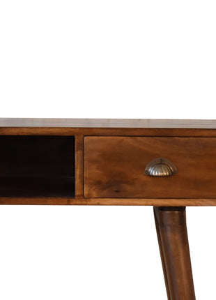Chestnut Open Slot Writing Desk