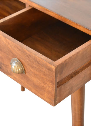 Chestnut Open Slot Writing Desk