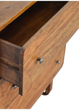 U Curved Chestnut Chest