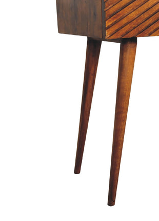 Mesa consola Lille de color castaño