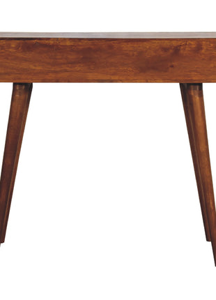 Mesa consola Lille de color castaño