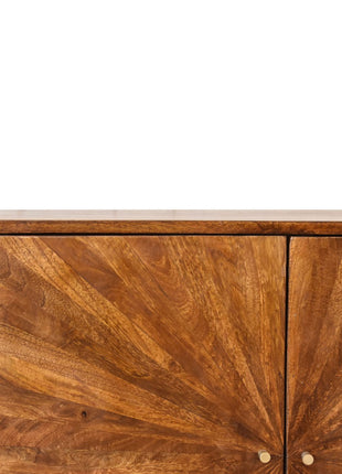 U-Shape Chestnut Sunrise Cabinet
