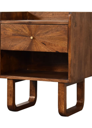 U-Chestnut Sunrise Open Bedside