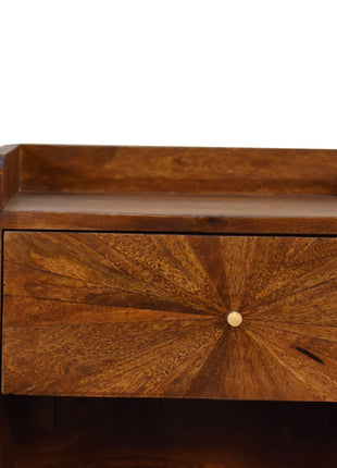 U-Chestnut Sunrise Open Bedside