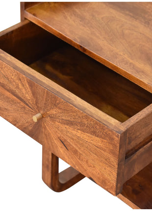 U-Chestnut Sunrise Open Bedside