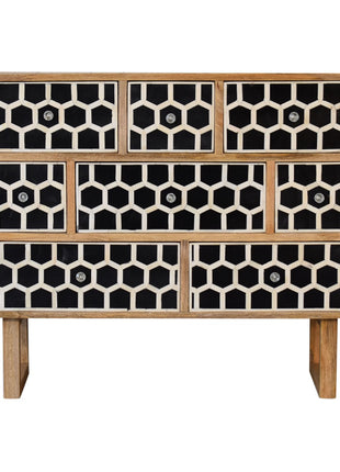 U-Shape Bone Inlay Chest