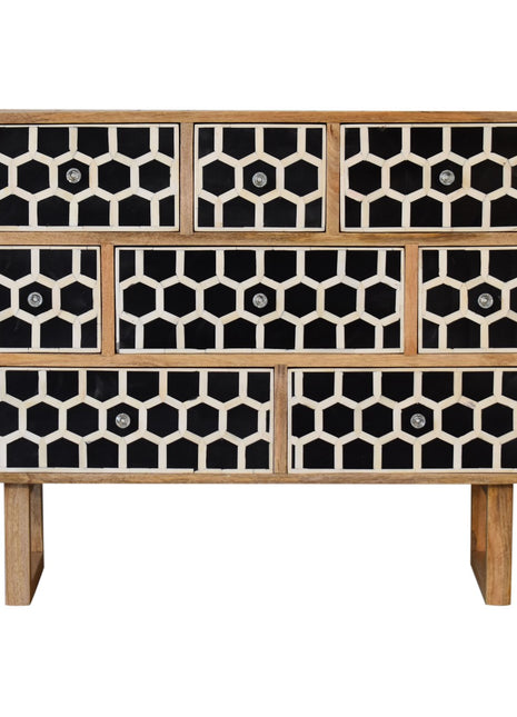 U-Shape Bone Inlay Chest