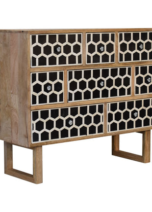 U-Shape Bone Inlay Chest