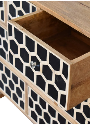 U-Shape Bone Inlay Chest