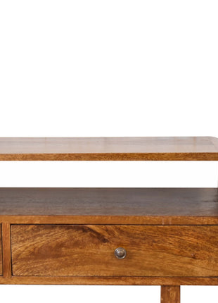 U-Shape Curve Chestnut Media Unit