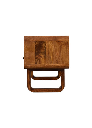 U-Shape Curve Chestnut Media Unit