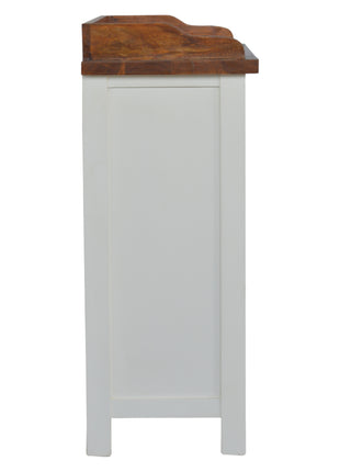 Country Two Tone Kitchen Cabinet