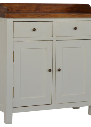 Country Two Tone Kitchen Cabinet