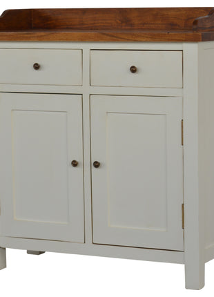 Country Two Tone Kitchen Cabinet