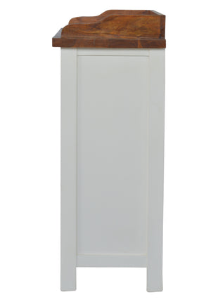 Country Two Tone Kitchen Cabinet