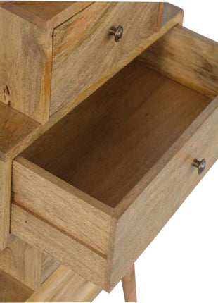 Mueble de torre de madera maciza