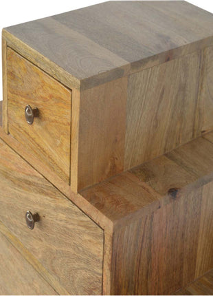 Mueble de torre de madera maciza