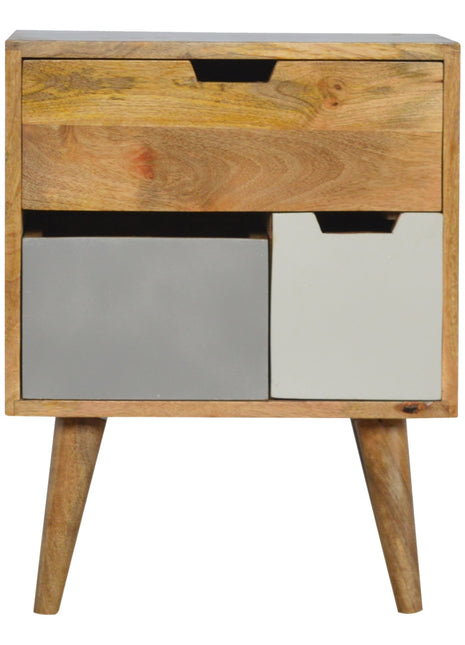 Removeable Grey and White Bedside