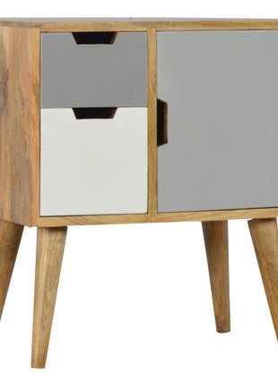 Grey and White Painted Cabinet