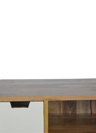 Grey and White Drawer Cabinet