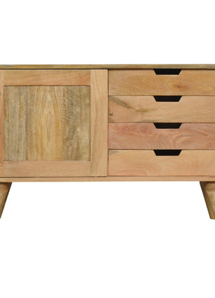 Grey Gradient Sliding Sideboard