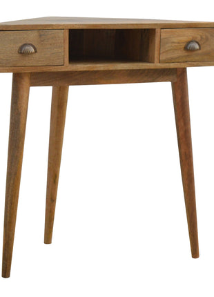 Solid Wood Corner Writing Desk