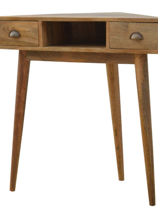 Solid Wood Corner Writing Desk