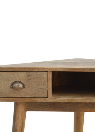 Solid Wood Corner Writing Desk