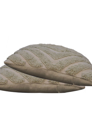 Sage Green Diamond Cushion Set of 2