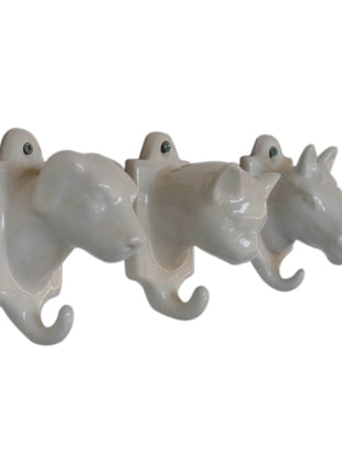 Assorted Animal Wall Hooks Set of 3