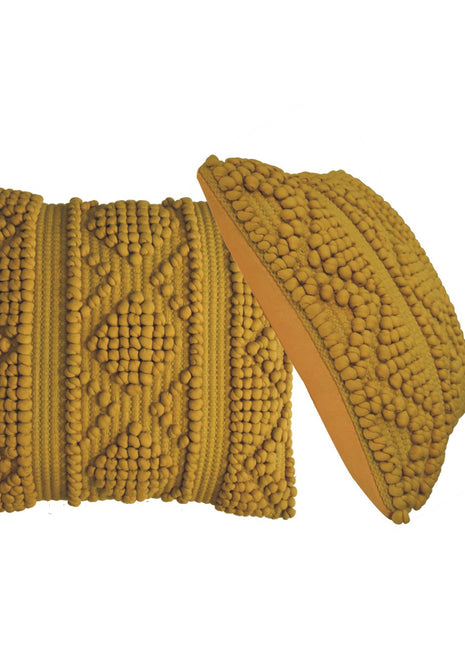 Nola Cushion Set of 2 - Mustard