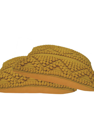 Nola Cushion Set of 2 - Mustard