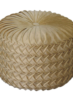 Ockerfarbener Hart-Pouf