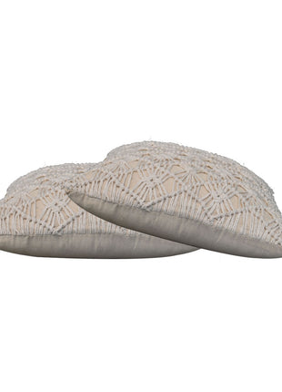 2x Maura Natural White Cushions