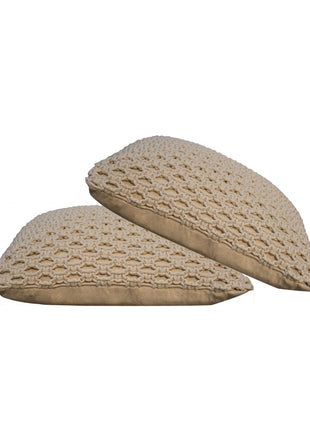 2x Myra Natural White Cushions