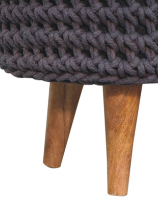 Reposapiés rectangular gris Keeva