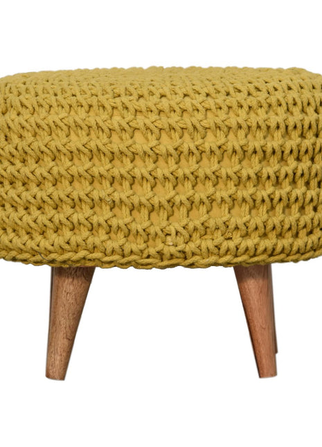 Reposapiés rectangular Keeva mostaza