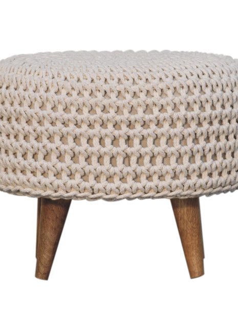 Reposapiés rectangular blanco Keeva